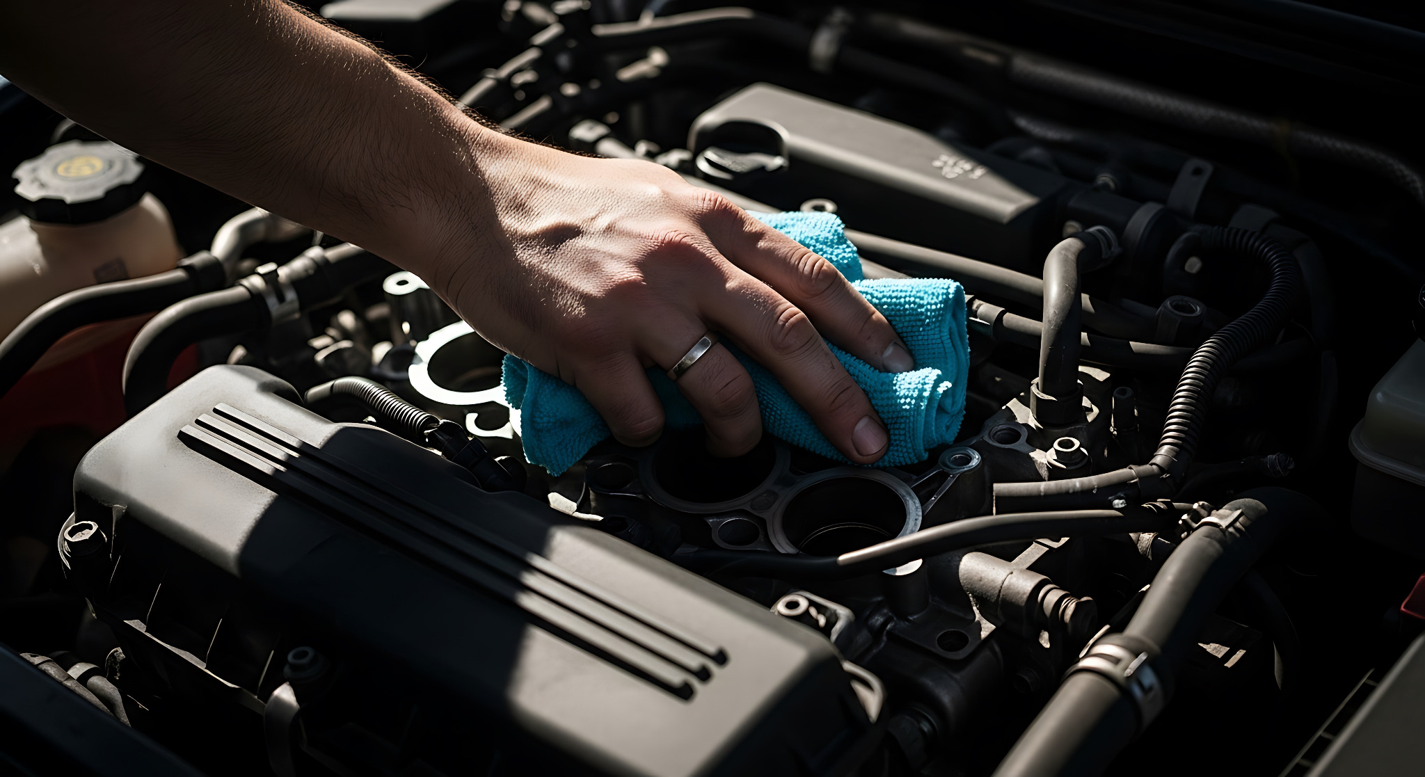 Nettoyage professionnel d’une baie moteur